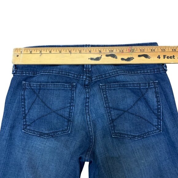 Ariat Women's Jeans Wide Leg Low Rise 8" Y2K Style Sz 29 Denim Trousers Vintage - Picture 5 of 16